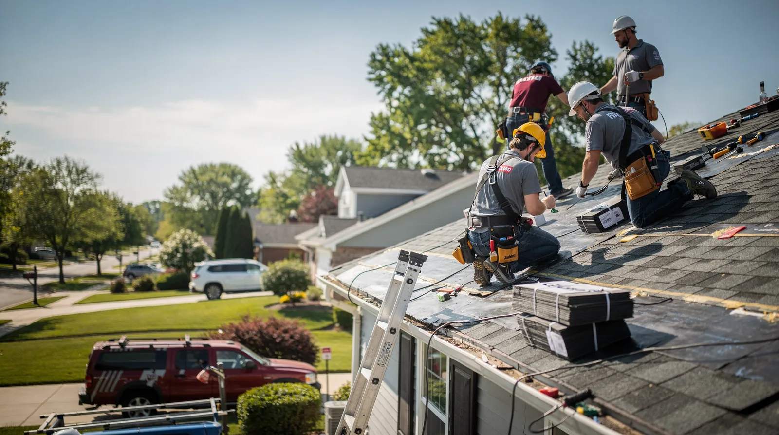 Roof Repair in Keego Harbor, MI around you